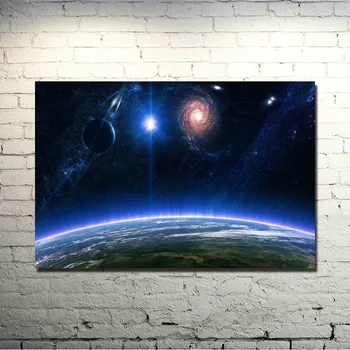

Galaxy Space Stars Nebula Art Silk Poster Print 13x20 24x36inch Universe Landscape Pictures Home Decoration 007