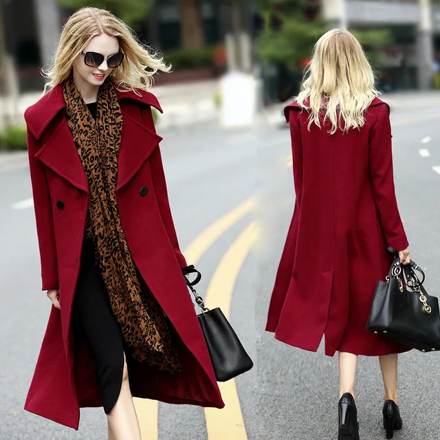 Aliexpress.com : Buy Fashion Designer Womens Wool Cashmere Autumn ...