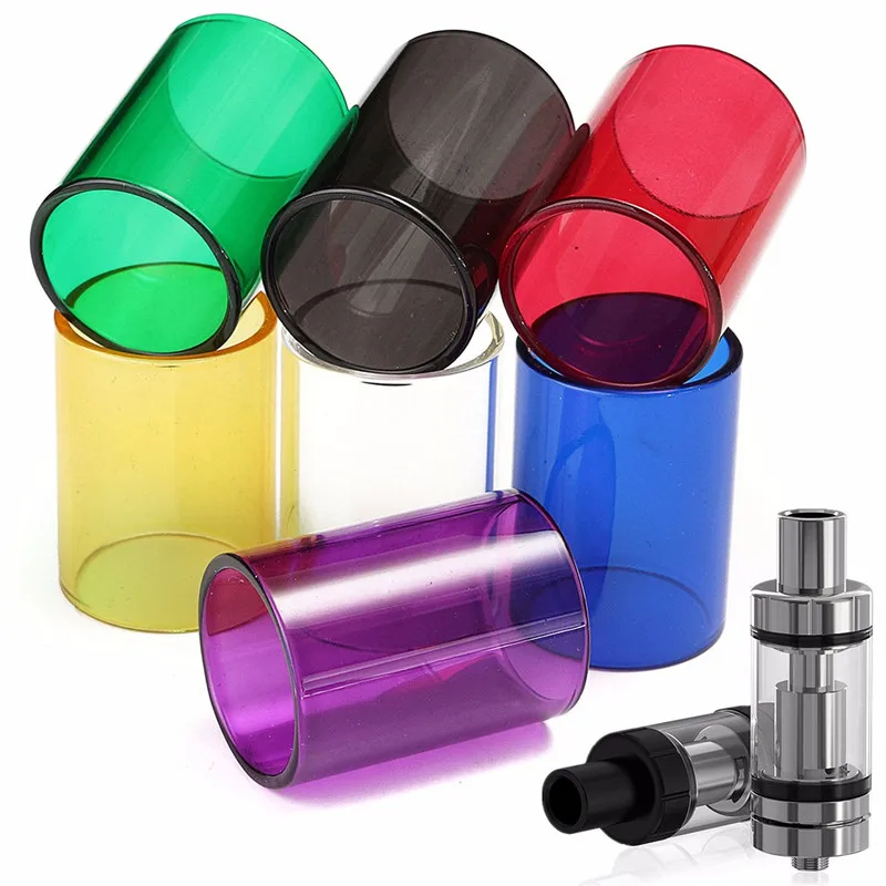 

2pcs 4ml Pyrex Glass Tube for Melo 3 Eletronico Atomizer Cartomizer Clearomizer Cigarette Vaporizer Stained Glass Tubing Gifts