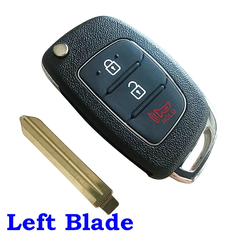 

Flip Folding Remote Key Fob Shell For Hyundai HB20 SANTA FE IX35 IX45 Accent I40 Key Case Uncut Blade