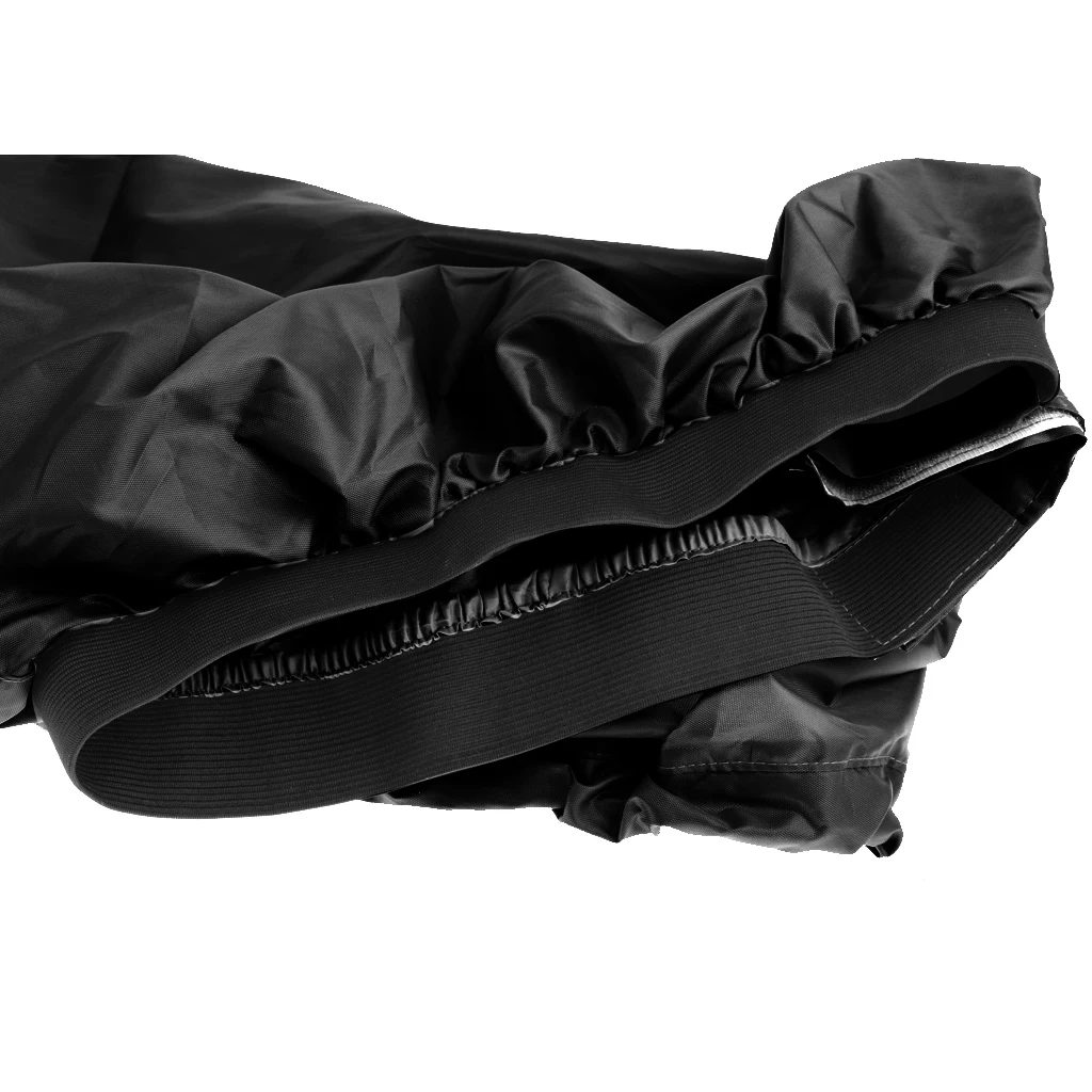 Portable Waterproof Nylon Full Kayak Boat Canoe Spray Skirt Deck Sprayskirt Cover Black