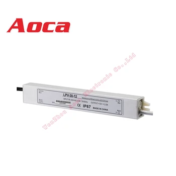 

Waterproof led driver 30w 12v smps 20w power supply 24v dc led driver switching model led power supply input ac 58~264vac power