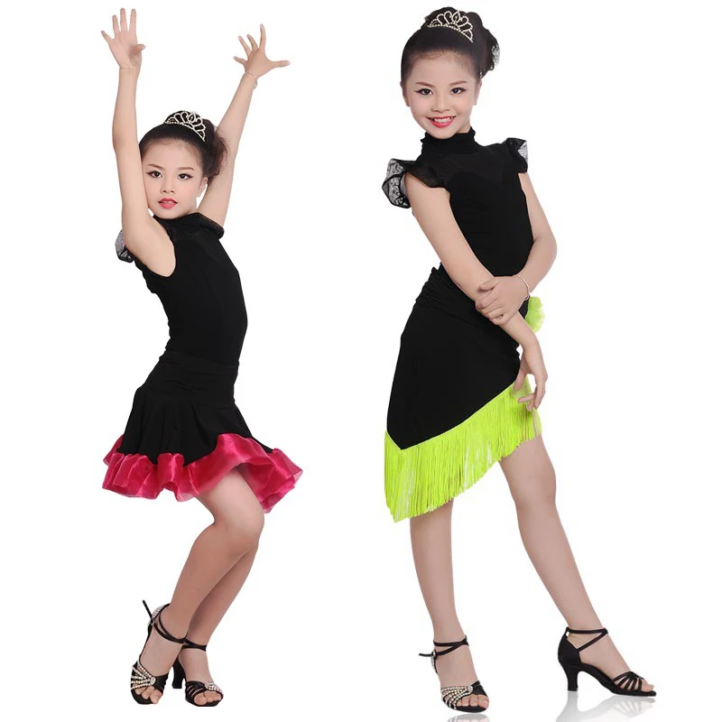 daydance Girls Children Ballroom Latin Dance Dress Salsa