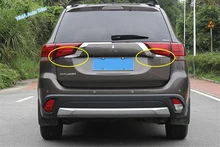 Lapetus Chrome Posteriore Tronco Portellone Porta Decorazione Striscia del Coperchio Della Copertura Trim Misura Per Mitsubishi Outlander 2016-2019 Esterno Kit