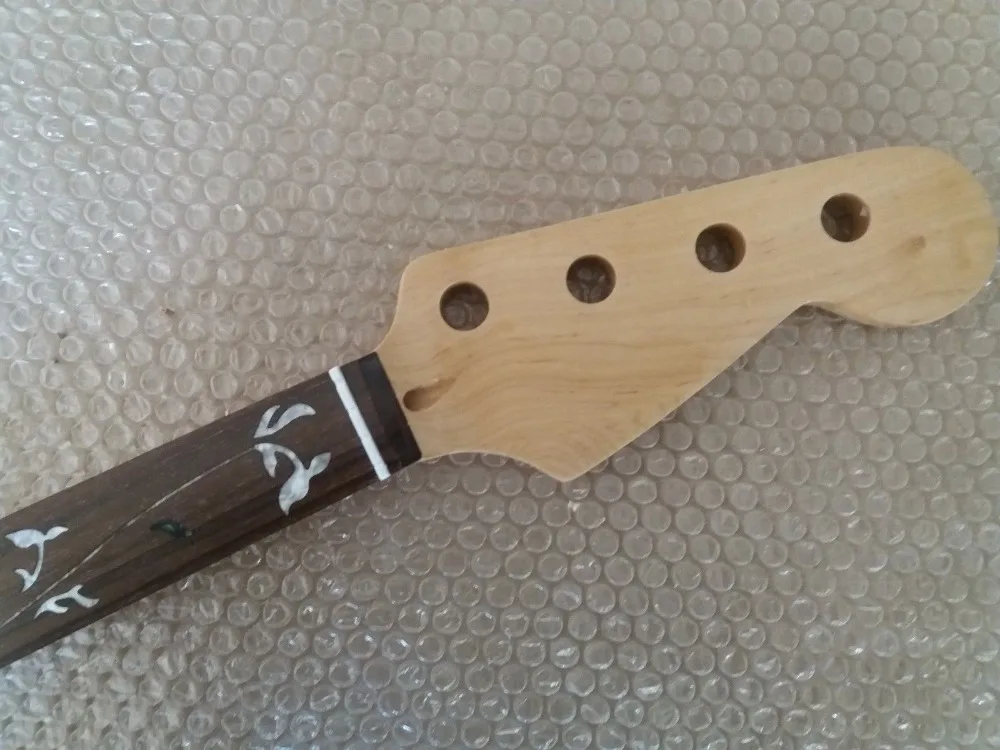 

Fret less Maple 20 Fret Neck For Electric Bass Guitar Neck Parts Replacment