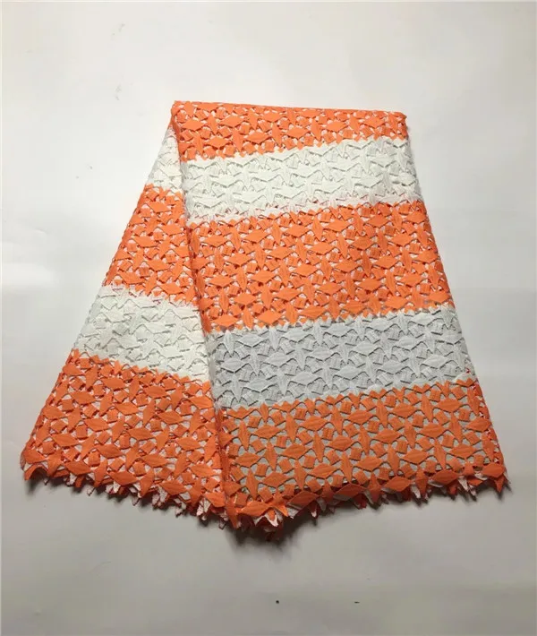 

Free Shipping african high quality guipure Lace /african cord lace/water soluble african lace fabric 5yards for wedding j25yug-1