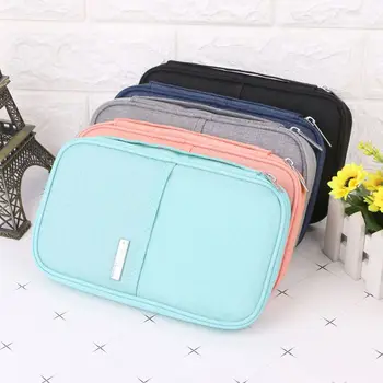 

NoEnName_Null High Quality Portable Travel Bag Wallet Purse Document Organizer Waterproof Zipped Passport Tickets ID Holder