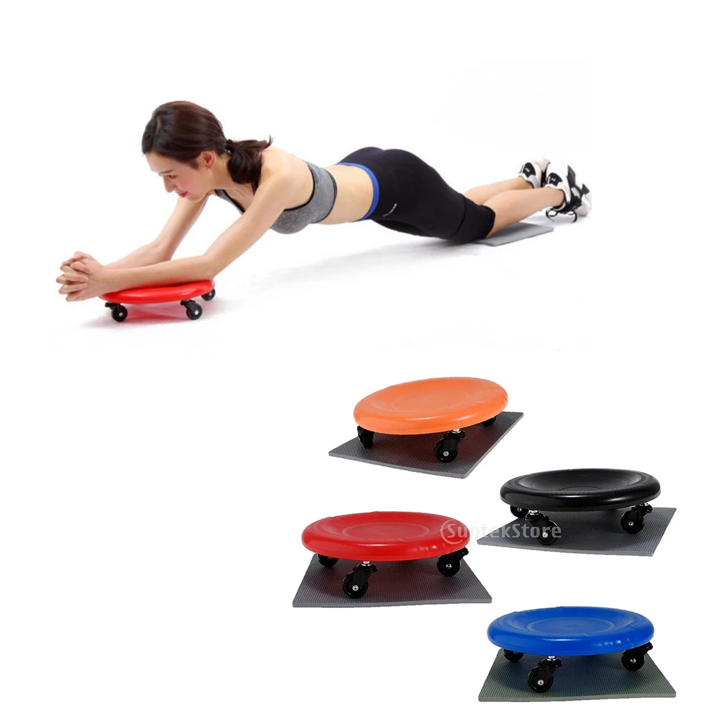 

Perfeclan Upgraded Fitness Workout Ab Roller Wheel Core Strength Abdominal Training Exerciser with Knee Mat for Women Men