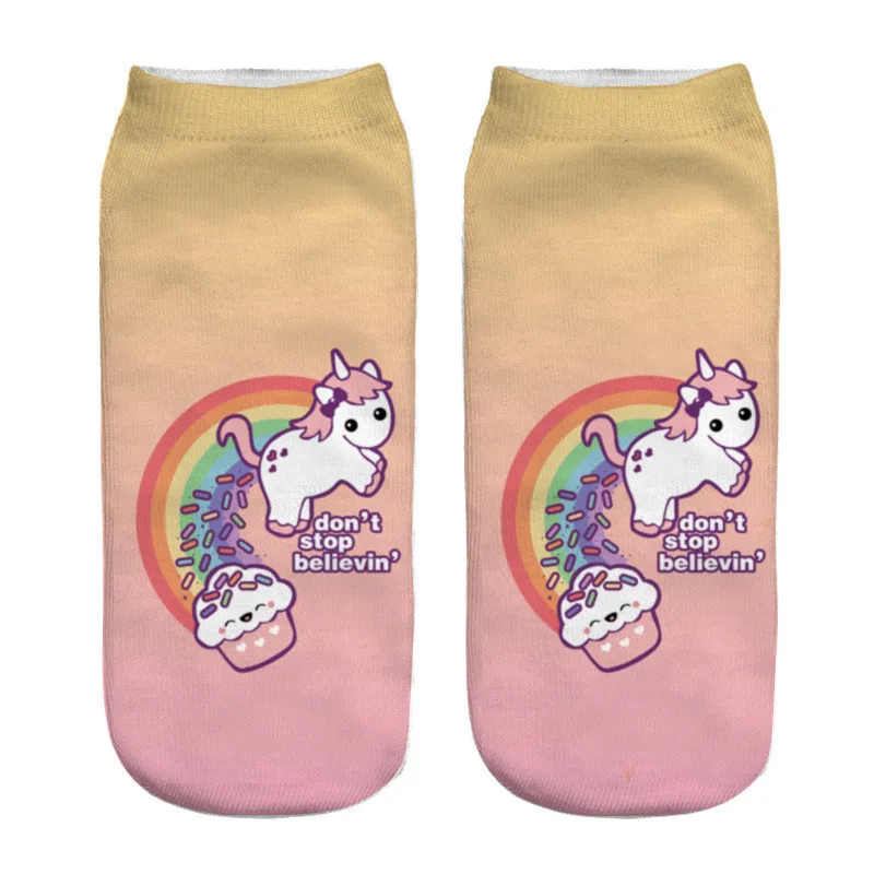 3D Printed Unicorn Womens Socks 20 3D Printed Unicorn Womens Socks -Unicorn Fashion