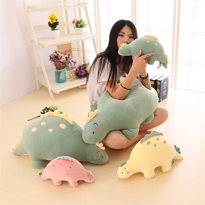

Kawaii Cartoon Puzzle Bobble Plush Dolls Pink Green Yellow Dinosaur Plush Pillow Kids Stuffed Animals Plush Toys Birthday Gift