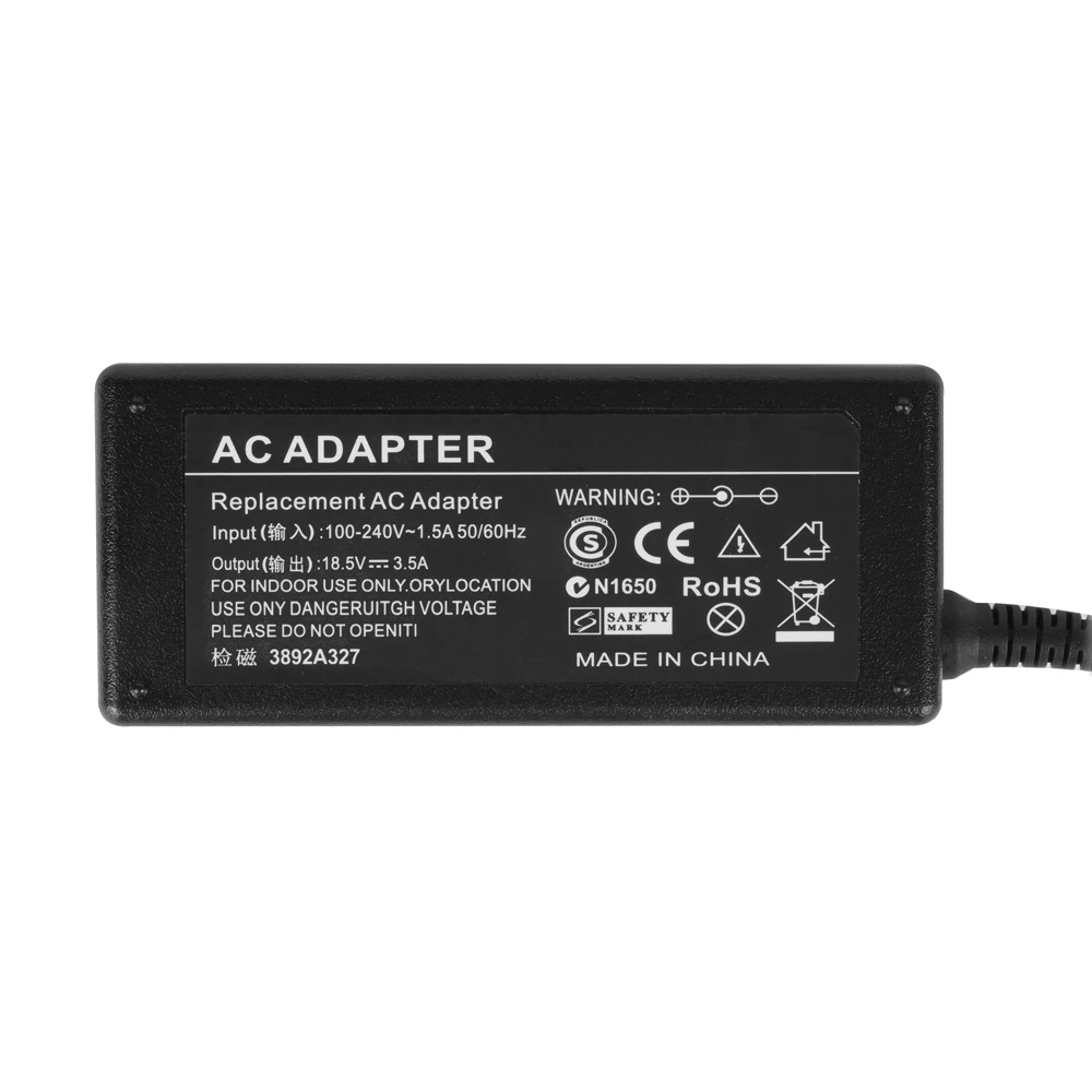 18.5V 3.5A Laptop charger For HP Compaq Adapter Tablet PC TC1000 TC1100 TC4200 Business Notebook DV1000 DV2000 Presario V4000