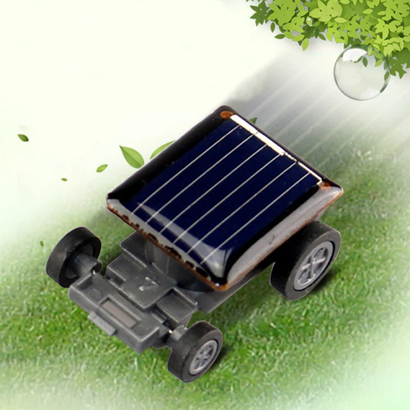 WOTT Высококачественная миниатюрная машинка игрушки на солнечной энергии автомобиль гонщик развивающий гаджет детские игрушки черный