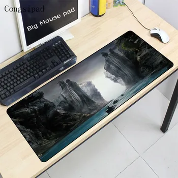 

Congsipad Lord of the Rings Large Gaming Mouse Pad Lock Edge Mousepad Speed/Control Mouse Mat For Anime CS GO LOL Dota 11 Size
