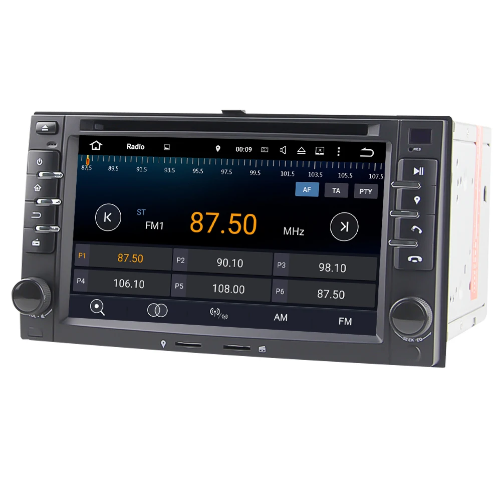  Eunavi 2 din Android 9.0 car dvd for KIA SORENTO MAGENTIS SPORTAGE MORNING CEED RIO CERATO 2005-201