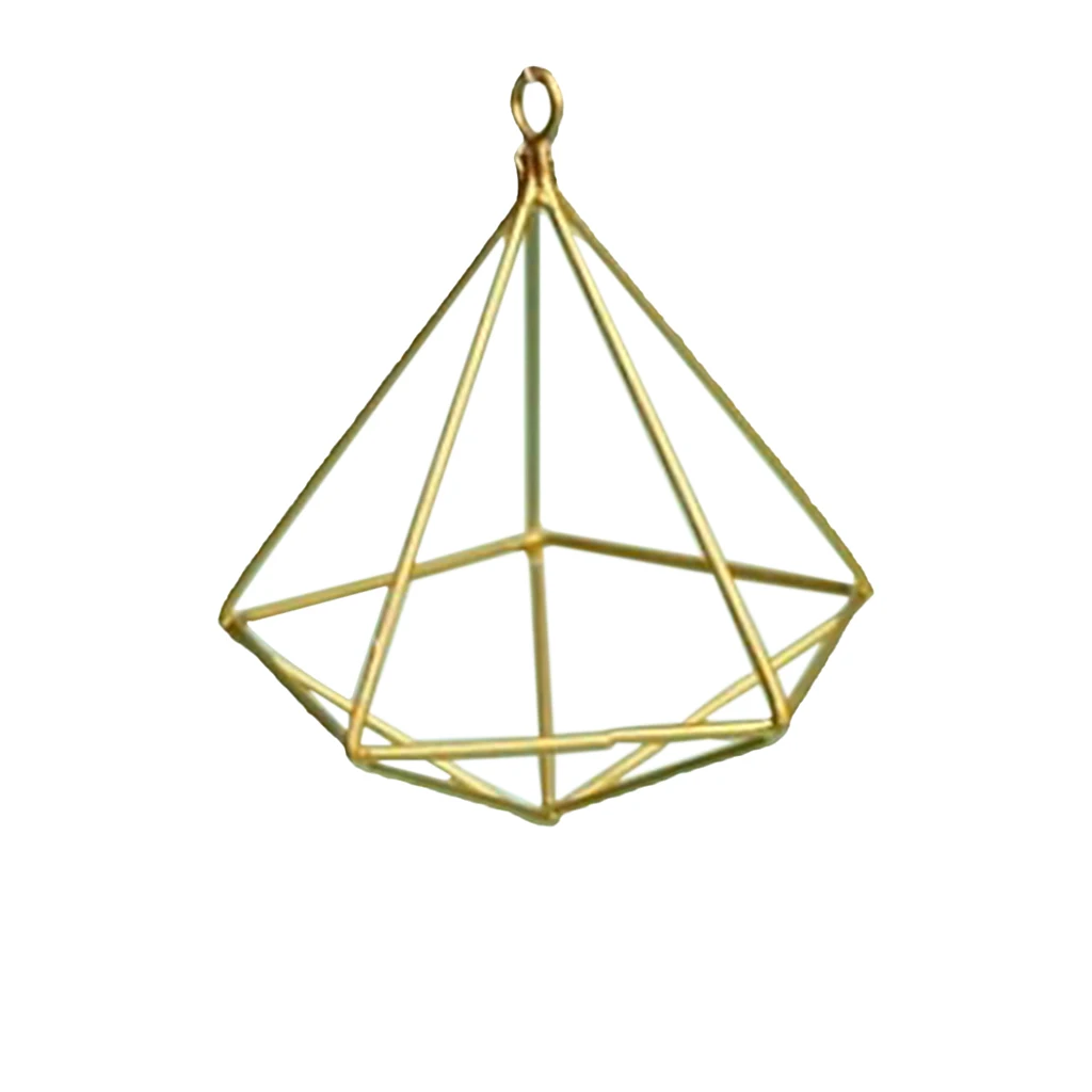 Air Plants Holder Hanging Geometric Shaped Flowers Rack for Wedding Party Wall Art Decor