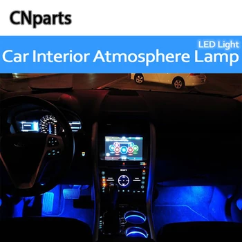 

CNparts 4pcs Universal Car Styling Accessories Interior LED Atmosphere Lamp For Kia Rio Sportage 2017 BMW E90 F30 F10 Alfa Romeo
