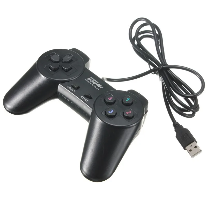 Jogo de computador, console de jogos, desfrute de jogos, suporte USB para 2  jogadores, 8 botões redondos de controle para jogos de computador e PC