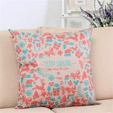 Горячая Распродажа модный Рождественский диван-кровать украшение дома Праздничная наволочка для автомобильной подушки опоры сидений очень крутая