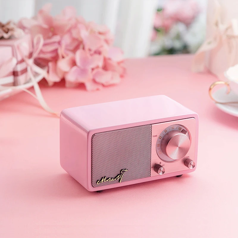 Портативный динамик Sangean с FM-радио, портативный мини-динамик с Bluetooth, беспроводной динамик, подарок на день рождения для подруги, подарок для детей