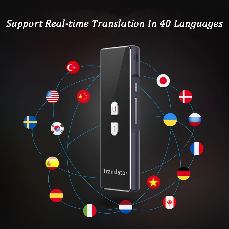 Умный мгновенный голосовой переводчик 40+ языковые речевые интерактивные Переводные инструменты
