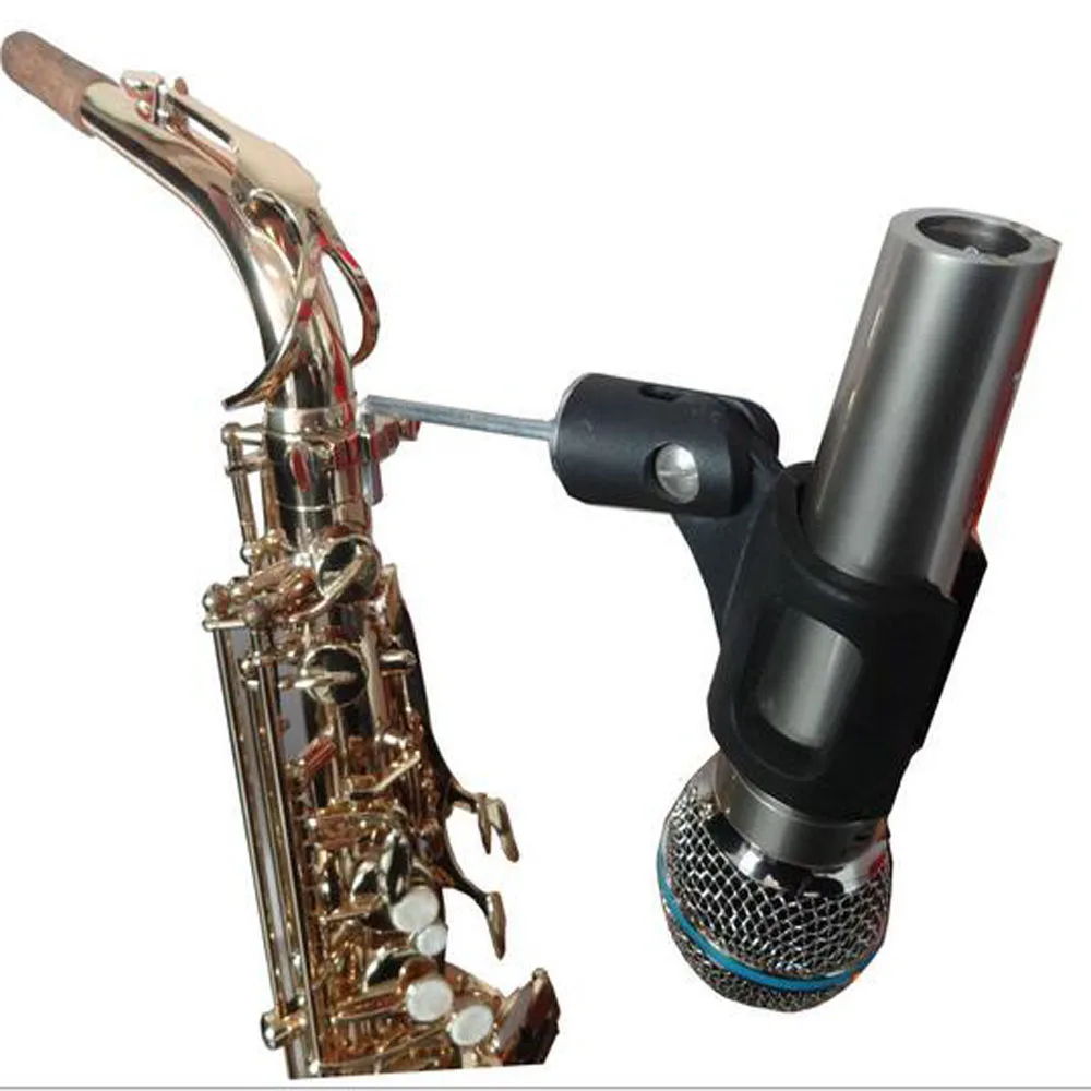 letterlijk trommel Wat leuk Saxofoon Microfoon Clip Saxofoon Prestaties Microfoon Stand|stand  microphone|stand saxophonestand clip - AliExpress