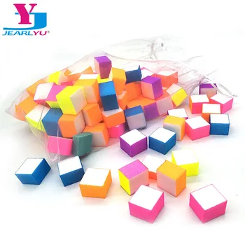 

60pcs/bag Nail file Block Lima Para Manicura Nagel Vijl Buffer Mini Sandpaper Sponge Irregular Size Set Art Wholesale Salon File