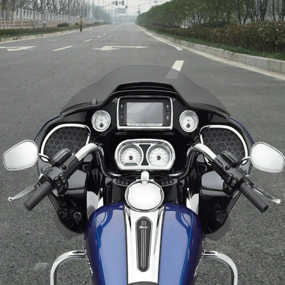 Внутренний обтекатель спидометра радио динамик отделка комплект для Harley Road Glide