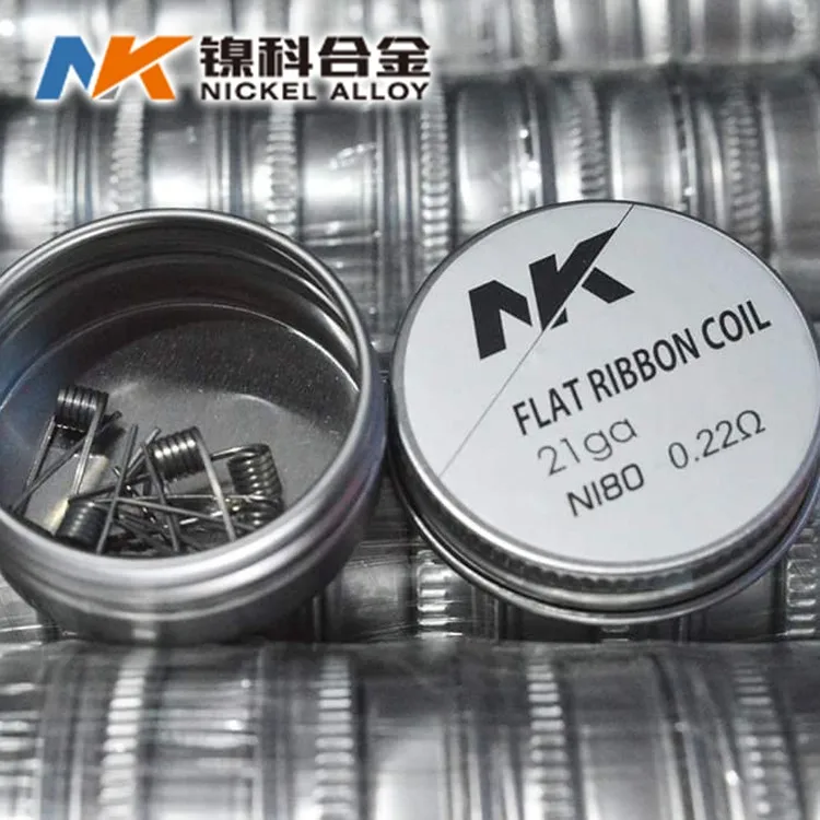 Плоская катушка NK vape clapton скрученная квадратная Juggernaut предварительно