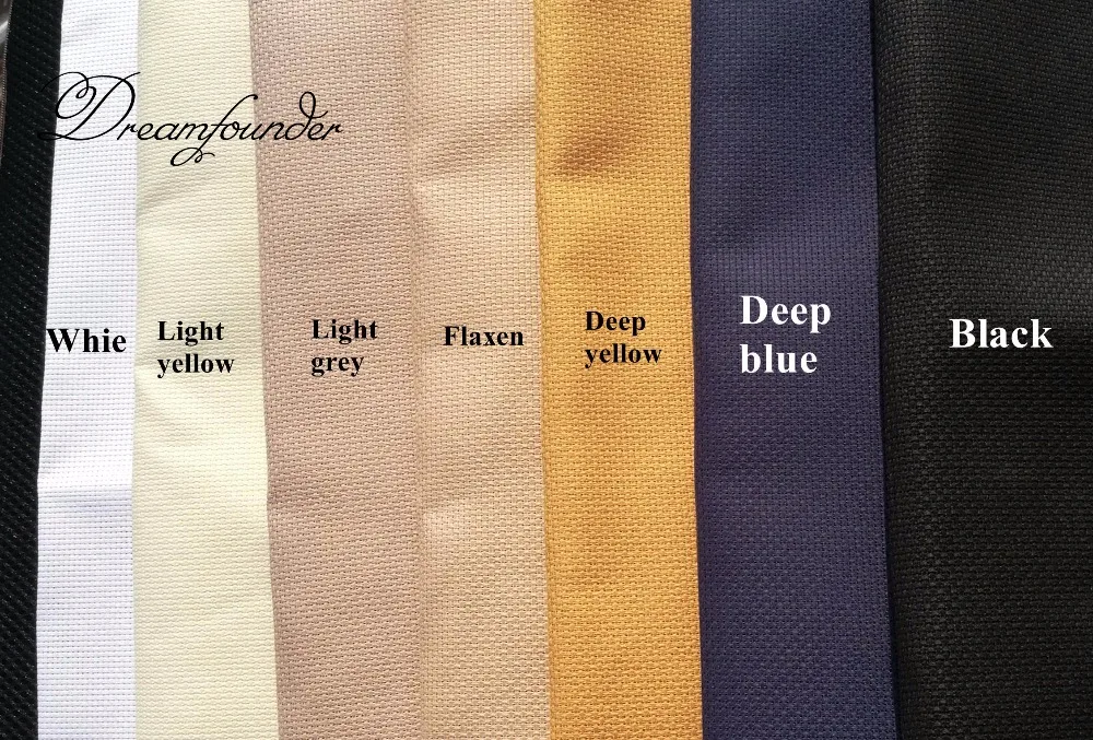 Embroidery Fabric 40x40cm Aida 14ct Cross Stitch DIY Handmade Needlework