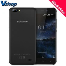 Origine Blackview A7 3G Mobile Téléphones Android 7.0 1 GB + 8 GB Quad Core Smartphone 720 P 5MP + 0.3MP Double Retour Caméras 5.0 “cellulaire Téléphone