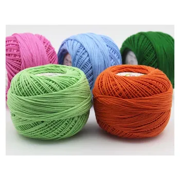

Hilos 100% Cotton Crochet Thread Skeins Summer Dresses Lace Threads For Knitting New Lurex Luxruy Women Clothes Hand Knit Yarn
