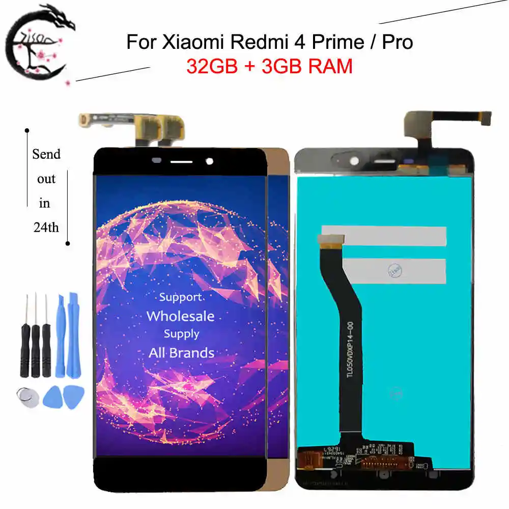 

For Xiaomi Redmi 4 Pro Redmi4 Prime LCD display + Touch Screen Digitizer High Quality Replacement With Frame 5.0 inch 3G RAM