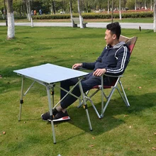 Напольный Ультра свет алюминиевый сплав портативный складной стол крытый барбекю пляж досуг стол для пикника подъемный стол LM6041611py