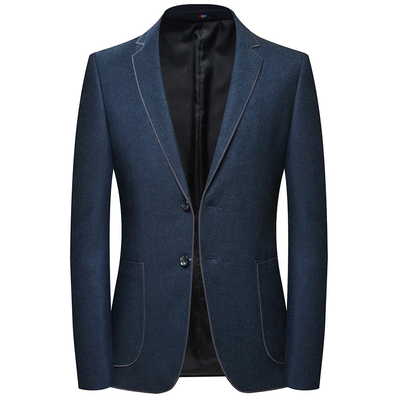 

Leisure Suit Men's New Autumn 2018 Pure Color Young and Middle-aged Suit Men's Self-cultivation Men's Suit mens suits blazers