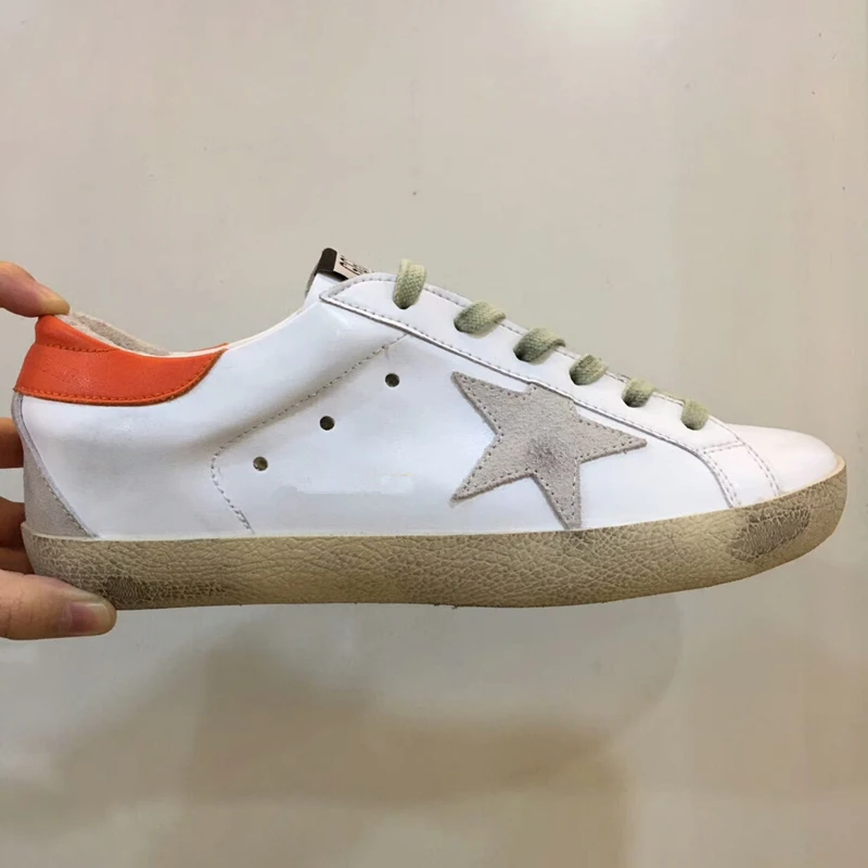

NEW Genuine Leather High quality woman casual shoes Old dirty shoes tenis feminino sneakers women zapatillas zapatos de mujer