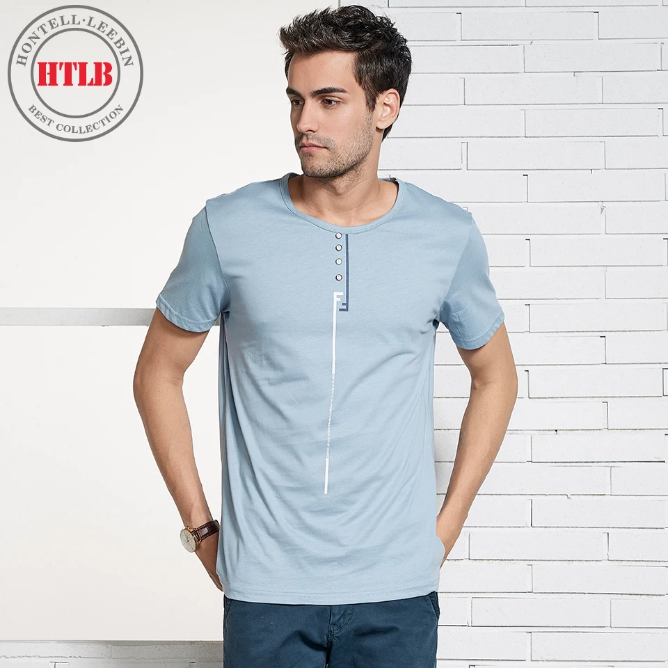

HTLB T-shirts Men's Creative Design Summer Casual Print Tee Shirts 2018 Summer New Casual Streetwear Cotton Tops T Shirts Men