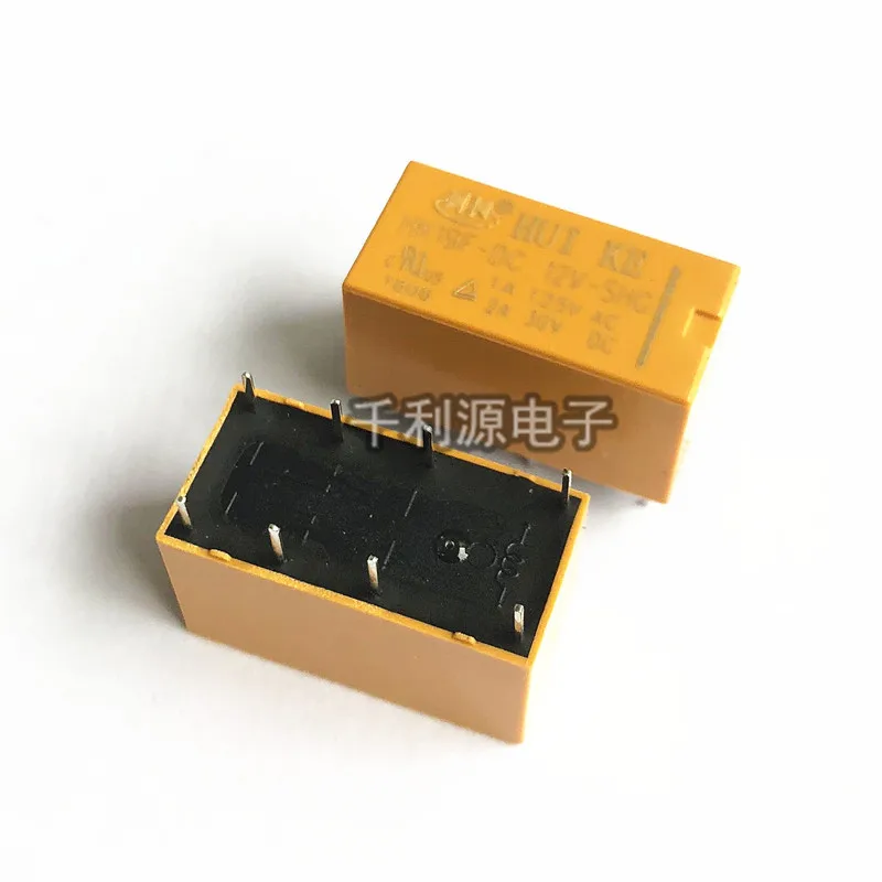 

Free Shipping 100pcs/lot Coil DPDT 8 Pin 2NO 2NC Mini Power Relays PCB Type HUI KE HK19F HK19F-DC12V-SHG HK stock
