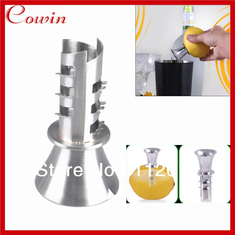 

Creative stainless steel Lemon/Lime push and twist juicer Fruit Juicer Hand Juicer Kitchen helper Mini Squeezer drill