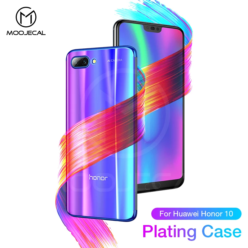 

MOOJECAL Case For Huawei Honor 10 P20 lite P20 pro Cases Silicone Transparent Plating Cover For huawei Nova 3 P20 Phone Case