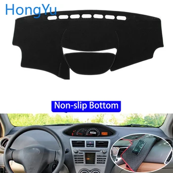 

For Toyota vios 2008 - 2013 Car Styling Non-Slip Bottom Covers Dashmat Dash Mat Sun Shade Dashboard Cover Capter