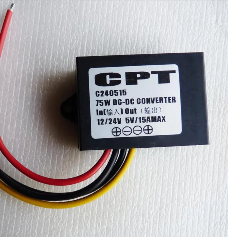 

12V-24V to 5V 15A 75W Power Converter 12 v power supply module 24 v DC converter