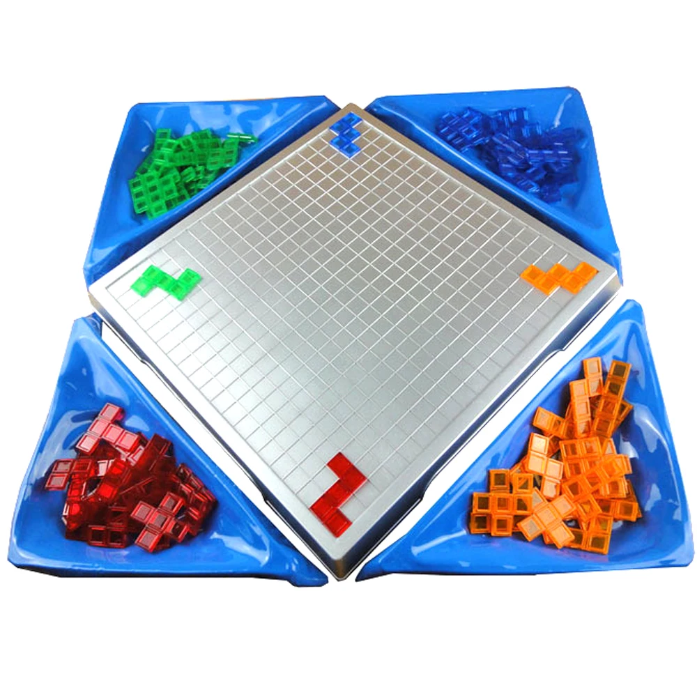 Обучающие игрушки 484 квадратов игра стратегическая Blokus настольная легко играть