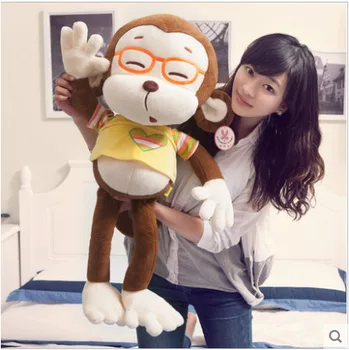 

Birthday Gift for Kids Children Soft Cotton Stuffed Plush Monkey Dolls Toys Home Decor Toys