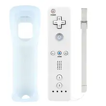 Cleswe для wii пульт дистанционного управления XW17 Беспроводной пульт дистанционного управления с бесплатным силиконовым чехлом и ремешок Для nintendo wii