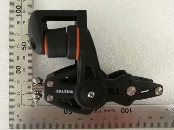 Парусник 35 мм 1 3/" Одиночная Поворотная Скоба скрипка Becket угол Fairlead шип блок BP-3522FE