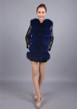 fashion Lady Raccoon Fur vest women’s real fur and leather winter overcoat girl’s warm outerwear Sheepskin sleeves Fur Vest coat