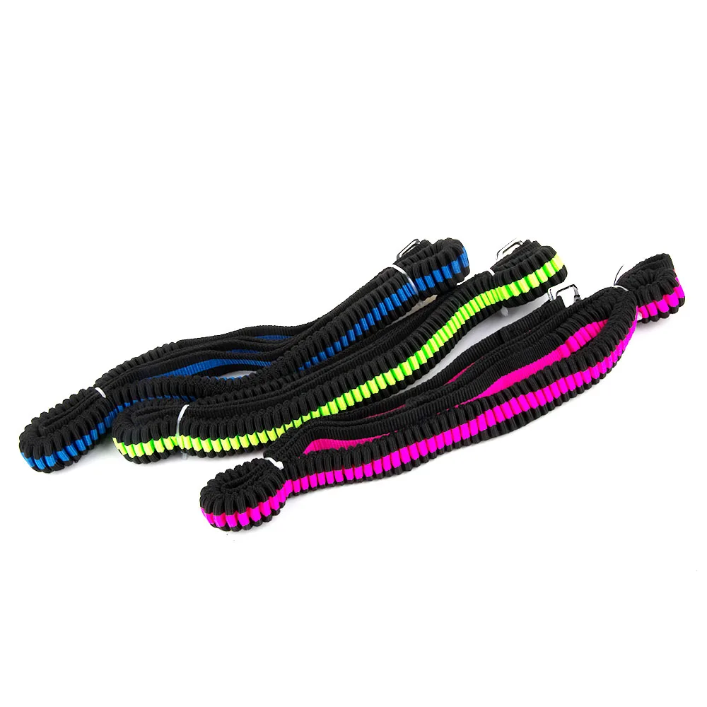 

High Quality Noctilucent Elastic Adjustable Retractable Lead Rope Dog Running Leash Shock Absorbing Restraints Durable for Pet