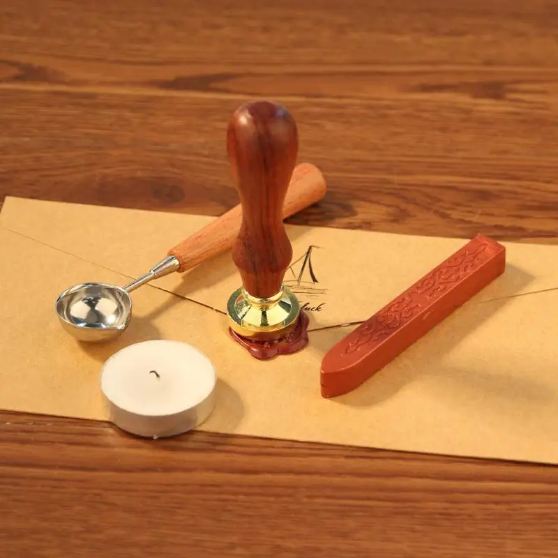 Ретро деревянный штамп металлический уплотнительный воск штампы деревянная ручка свадебные приглашения воск печать штамп ремесло подарки