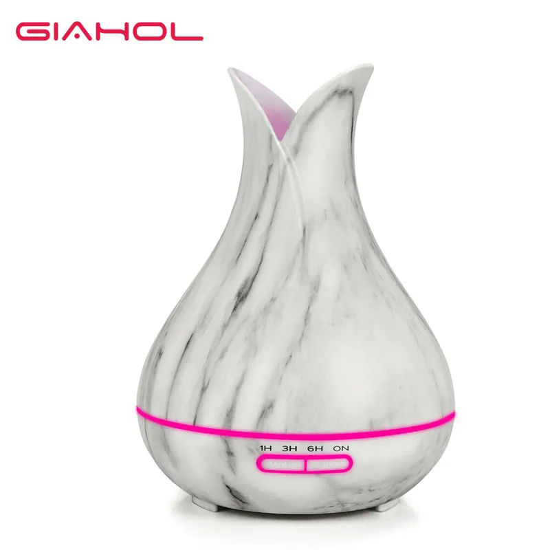 

GIAHOL 400ml USB Electric Aroma Air Diffuser Marbling Simple Air Humidifier Essential Oil Aromatherapy Cool Mist Maker For Home