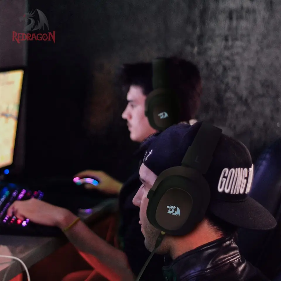 surround-sound fone de ouvido gamer com microfone